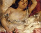 皮埃尔 奥古斯特 雷诺阿 : Reclining Semi-Nude